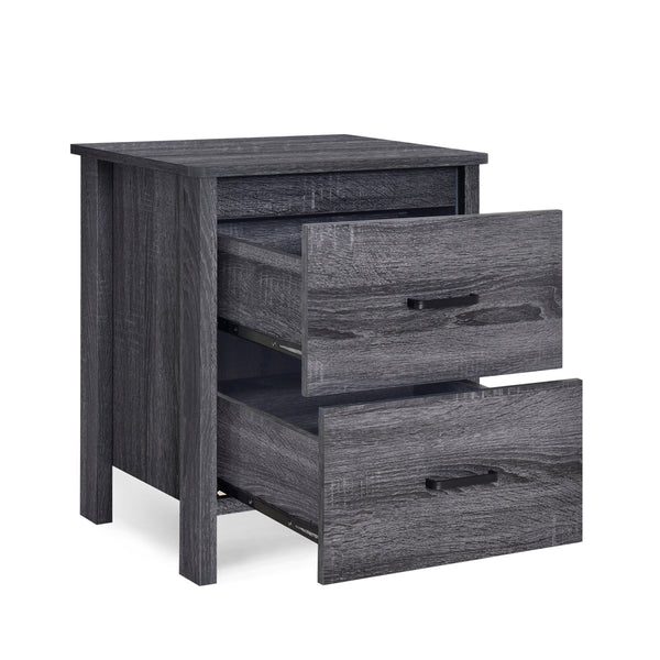 Gdf Studio Titeca Contemporary 2 Drawer Nightstand