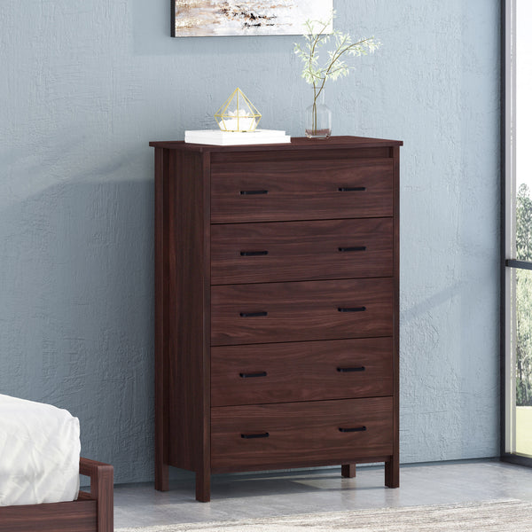 Gdf Studio Titeca Contemporary 5 Drawer Chest