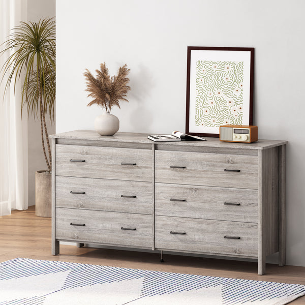 gdf studio Titeca Contemporary 6 Drawer Dresser