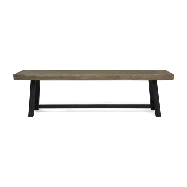 Gdf Studio Toby Outdoor Acacia Wood Bench
