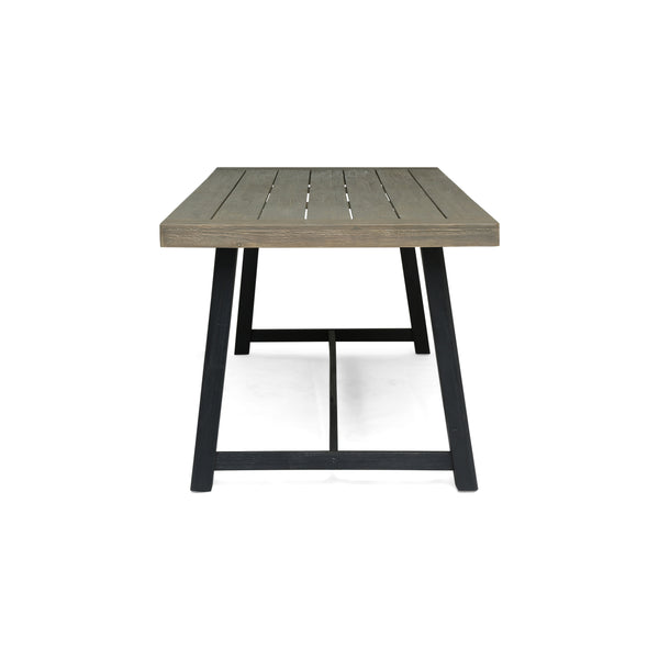Gdf Studio Toby Outdoor Acacia Wood Dining Table