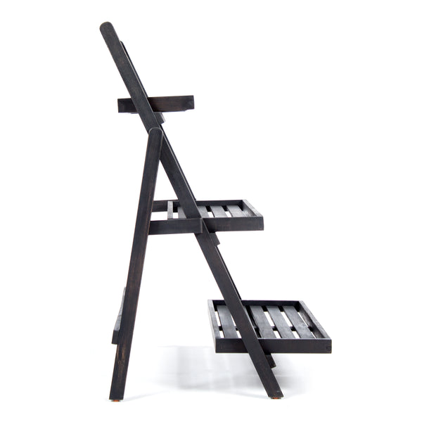 Gdf Studio Topside Outdoor Acacia Wood Plant Stand