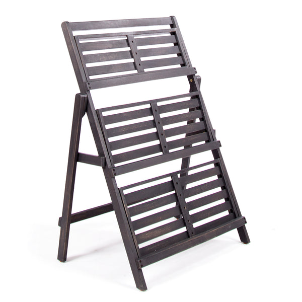 gdf studio Topside Outdoor Acacia Wood Plant Stand