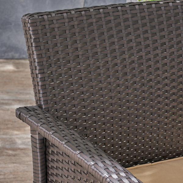 Gdf Studio Tori Outdoor Wicker Loveseat