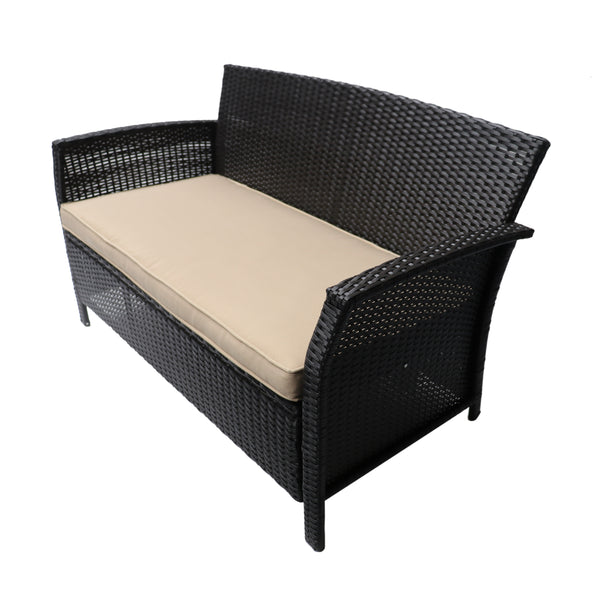 gdf studio Tori Outdoor Wicker Loveseat