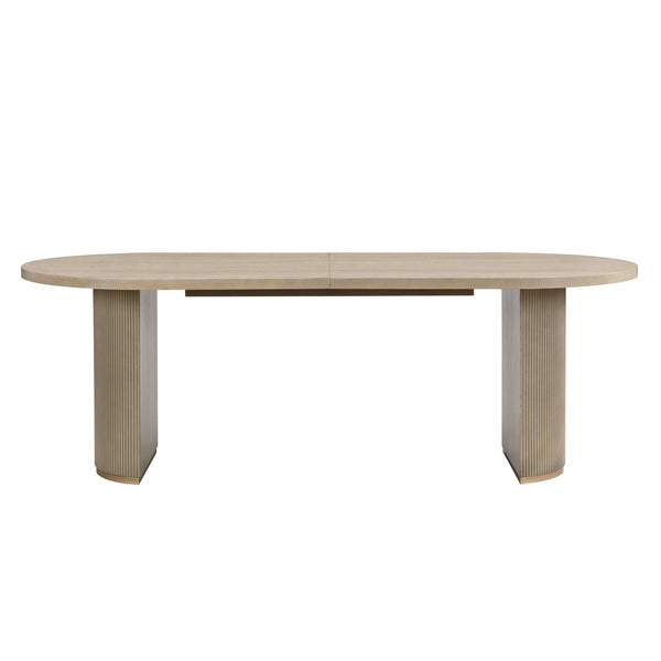 Gdf Studio Transear Indoor Oval Dining Table
