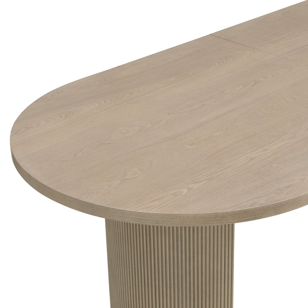 Gdf Studio Transear Indoor Oval Dining Table