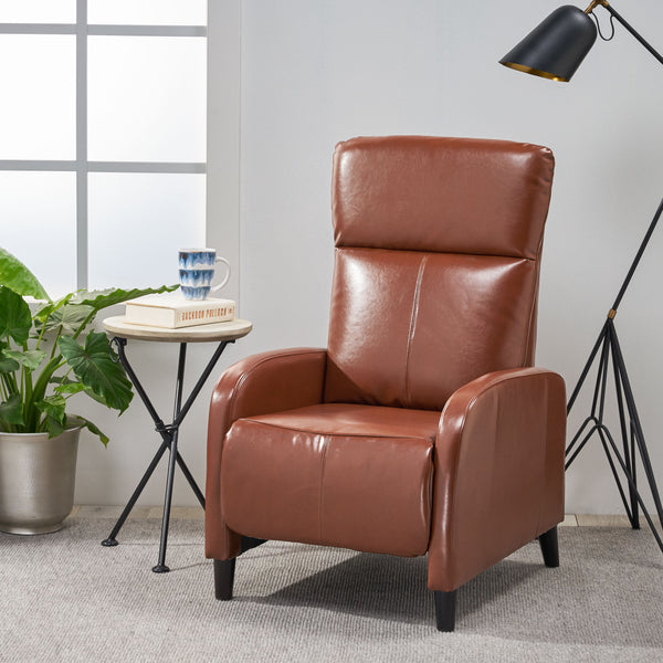 Gdf Studio Trenton Leather Recliner