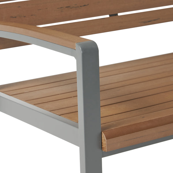 Gdf Studio Trimble Outdoor Aluminum Bench