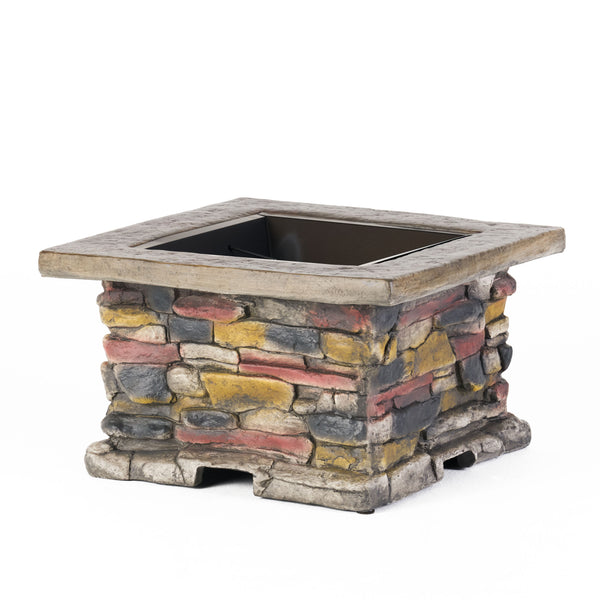 Gdf Studio Tundra Natural Stone Fire Pit