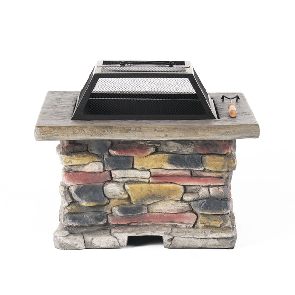 gdf studio Tundra Natural Stone Fire Pit