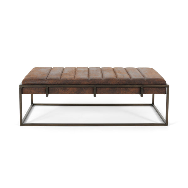 gdf studio Vassy Modern Microfiber Ottoman Bench