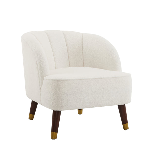 Gdf Studio Veneras Velvet Barrel Club Chair
