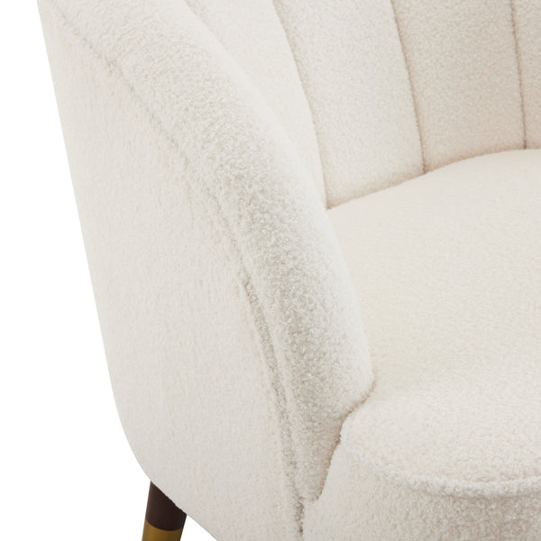Gdf Studio Veneras Velvet Barrel Club Chair