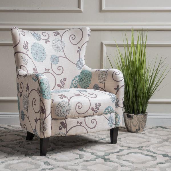 Gdf Studio Venette Fabric Club Arm Chair