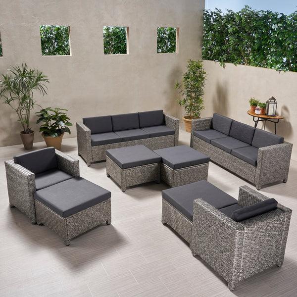 Gdf Studio Venice 8-10-Seater Outdoor Sofa Set