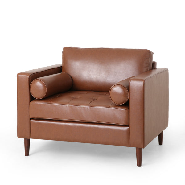 Gdf Studio Vernon Contemporary Tufted Club Chair