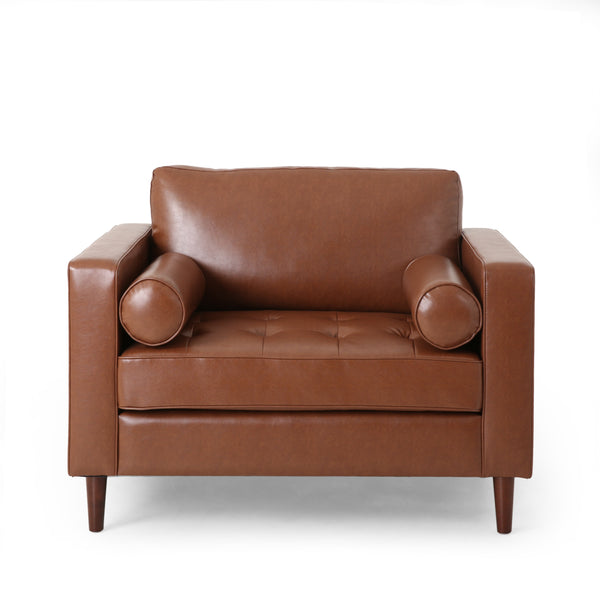 Gdf Studio Vernon Contemporary Tufted Club Chair