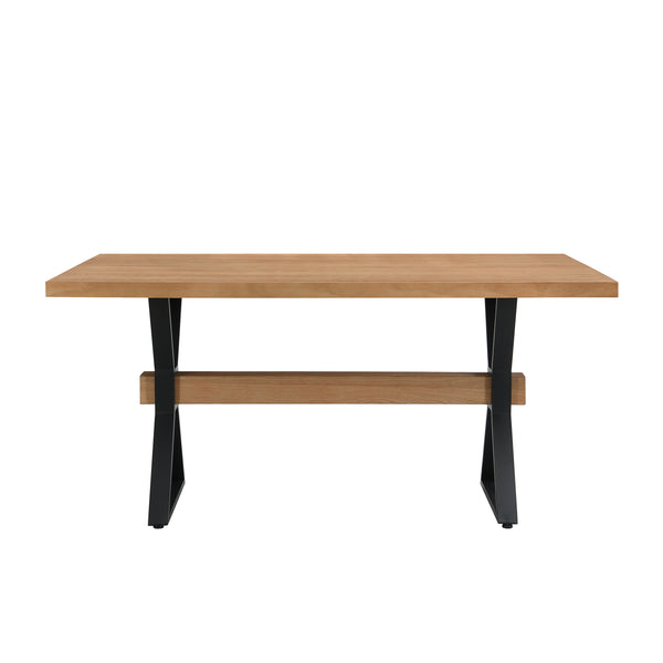 gdf studio Wellain X-shaped legs Dining Table