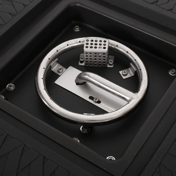 Gdf Studio Weston Square Aluminum Propane Fire Pit