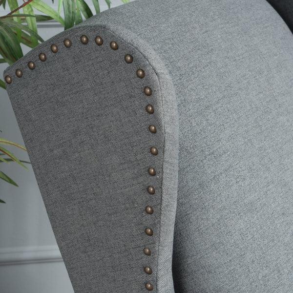 Gdf Studio Weyland Wingback Fabric Recliner