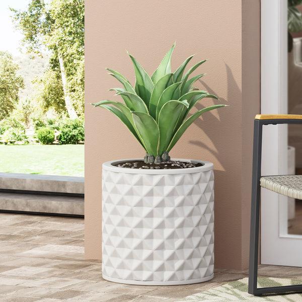 gdf studio Wilbert Outdoor Cast Stone Planter
