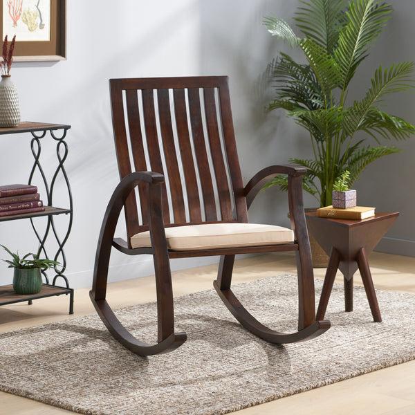 gdf studio Worcester Brown Rocking Chair