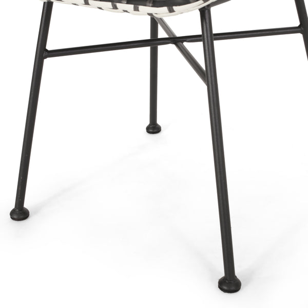 Gdf Studio Yedidya Outdoor 3 Piece Wicker Chat Set