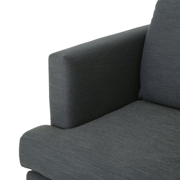 Gdf Studio Zoha Modern Fabric 3 Seater Sofa