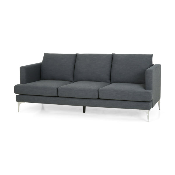 gdf studio Zoha Modern Fabric 3 Seater Sofa