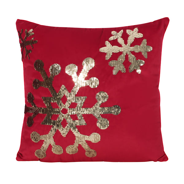 Gdf Studio Geary Glam Velvet Christmas Throw Pillow