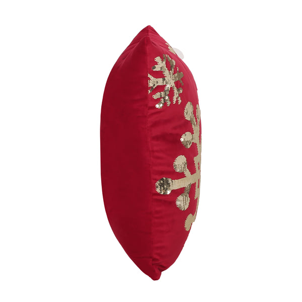 Gdf Studio Geary Glam Velvet Christmas Throw Pillow