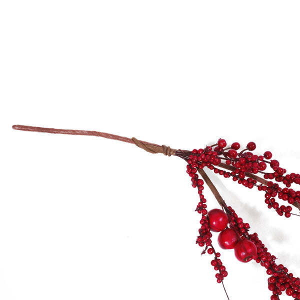 Gdf Studio Geddes 4.5-foot Mixed Berry Artificial Garland Red