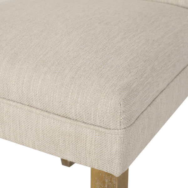 Gdf Studio Geromin Contemporary Fabric Dining Chairs With Nailhead Trim Set Of 4