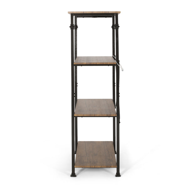Gdf Studio Gessling Modern Industrial 4 Shelf Etagere Bookcase