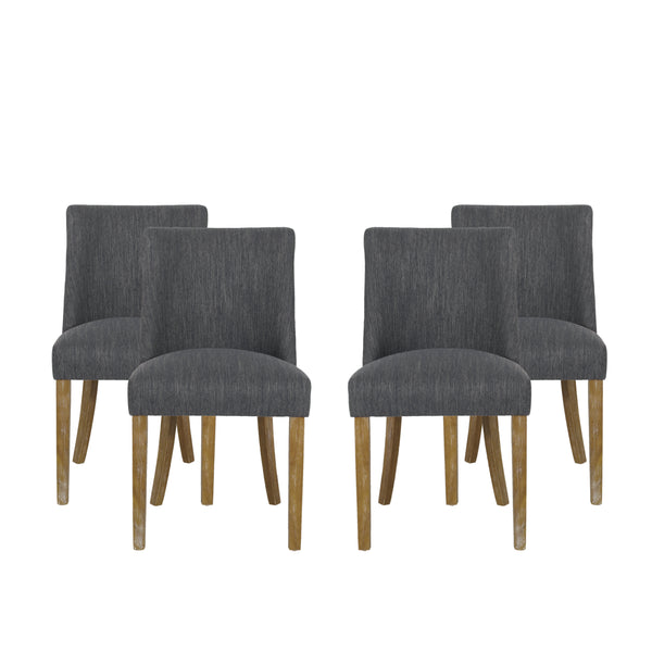 Gdf Studio Gladwin Contemporary Fabric Dining Chairs Set Of 4