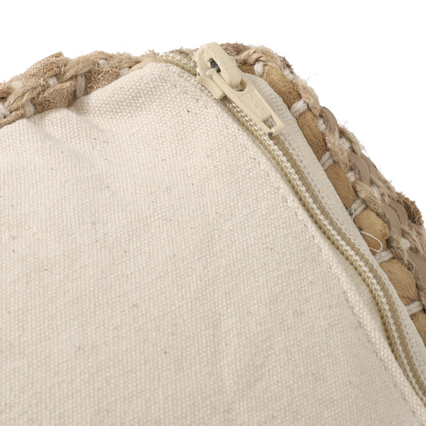 Gdf Studio Glencoe Boho Handcrafted Fabric Cube Pouf