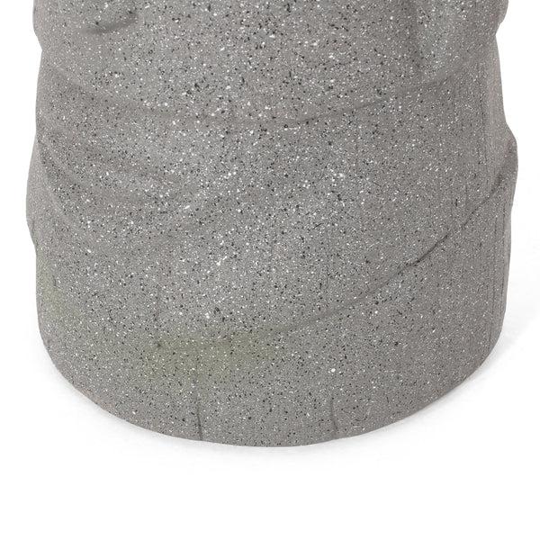 Gdf Studio Gomer Outdoor Easter Island Statue Decorative Planter Stone Gray