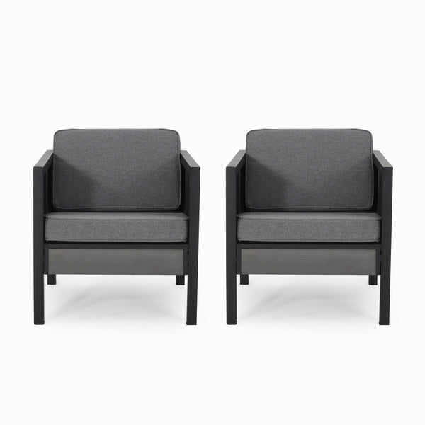 Gdf Studio Grace Outdoor Club Chair With Cushions (Set Of 2)