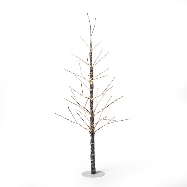 Gdf Studio Graycelynn 4-foot Pre-Lit 228 Warm White LED Artificial Christmas Twig Tree