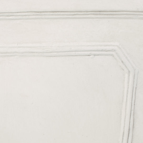 Gdf Studio Greg Outdoor Small And Medium Cast Stone Tapered Planter Set Antique White