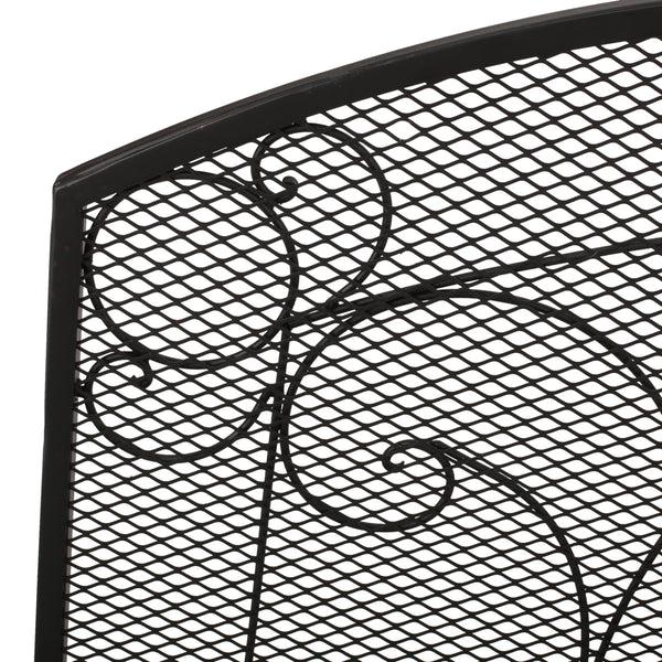 Gdf Studio Griffin Contemporary Iron Fireplace Screen