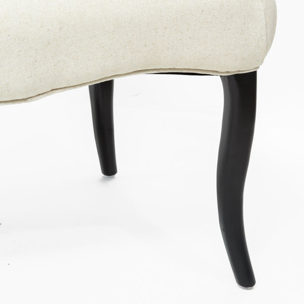 Gdf Studio Hallie Traditional Tufted Armless Dining Chairs (Set Of 2)