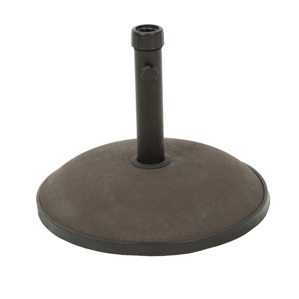 gdf studio Hamilton Outdoor 33 lbs Circular Concrete Umbrella Base