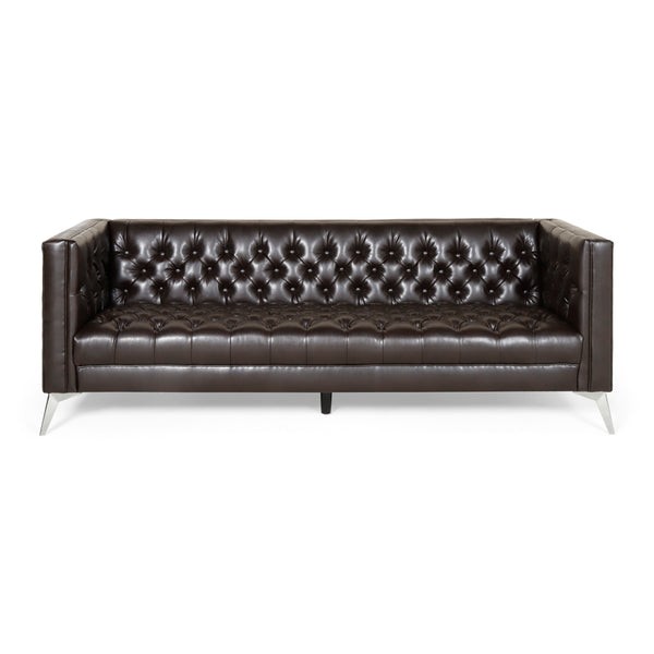 gdf studio Harnoor Contemporary Tufted 3 Seater Sofa