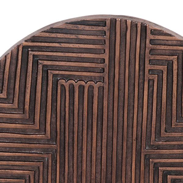 Gdf Studio Hartwell Handmade Aluminum Plate Wall Decor Antique Copper