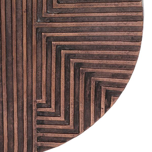 Gdf Studio Hartwell Handmade Aluminum Plate Wall Decor Antique Copper
