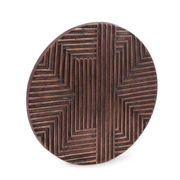 gdf studio Hartwell Handmade Aluminum Plate Wall Decor Antique Copper