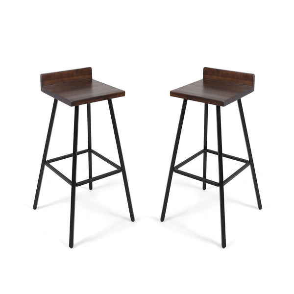 gdf studio Hazel Indoor Bar Stools Modern Contemporary (Set of 2)