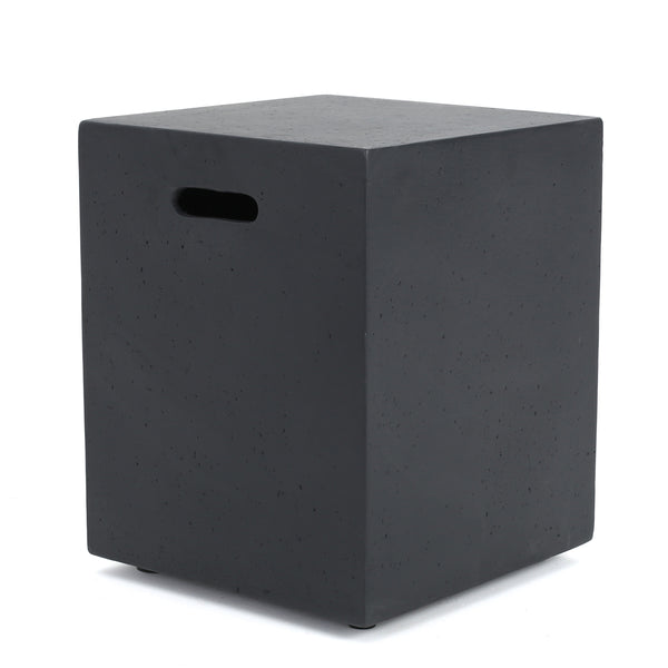 Gdf Studio Hearth Circular 50K BTU Outdoor Gas Fire Pit Table With Tank Holder